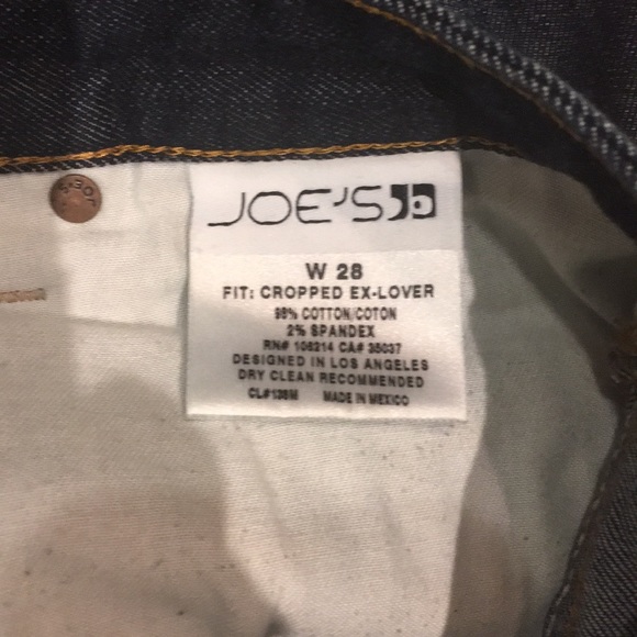 EUC, Joe’s Jeans cropped ex lover distressed jean - Picture 3 of 5